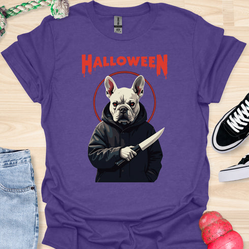 Halloween - V5 - Frenchie Halo Killer T-Shirt